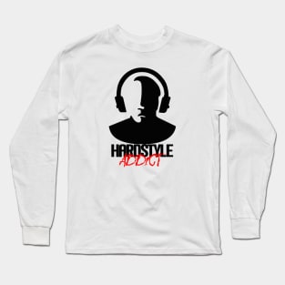 Hardstyle Addict - Black Long Sleeve T-Shirt